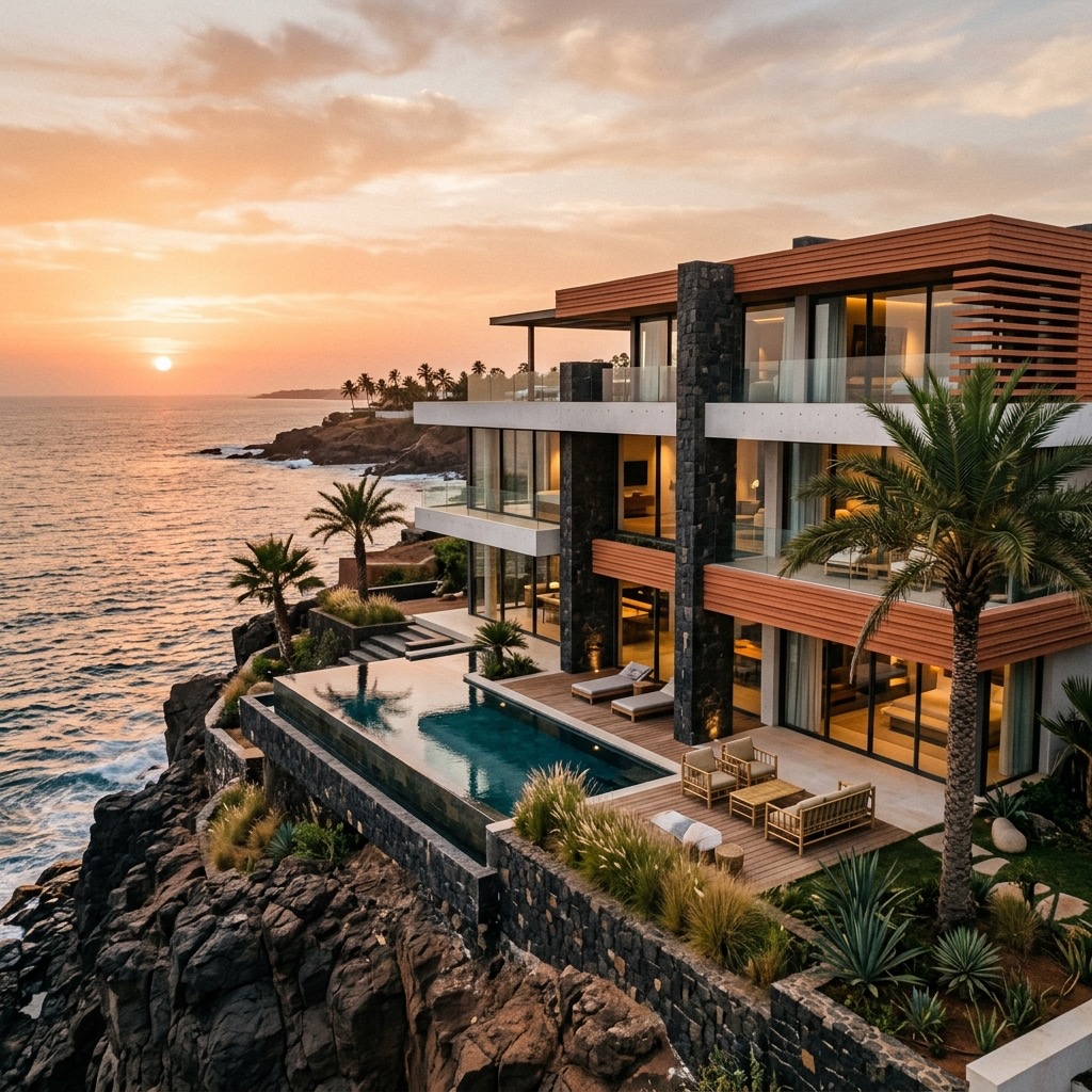 Villa Contemporaine avec Vue sur l'Océan